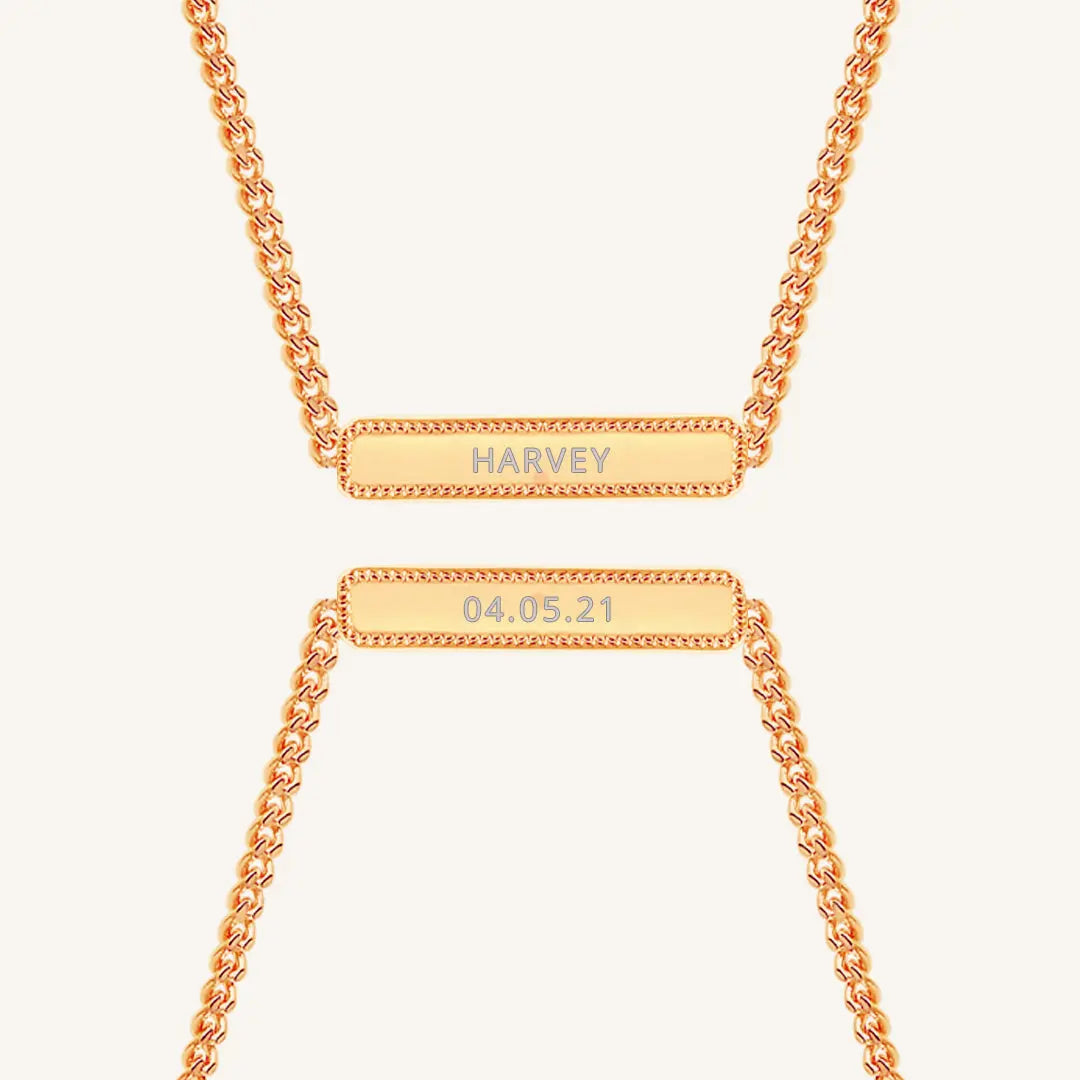 Etch Name Necklace