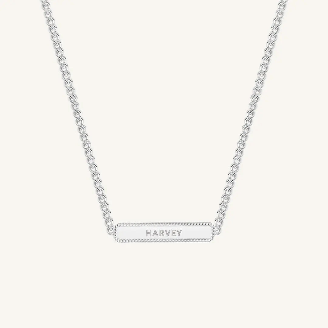 Etch Name Necklace