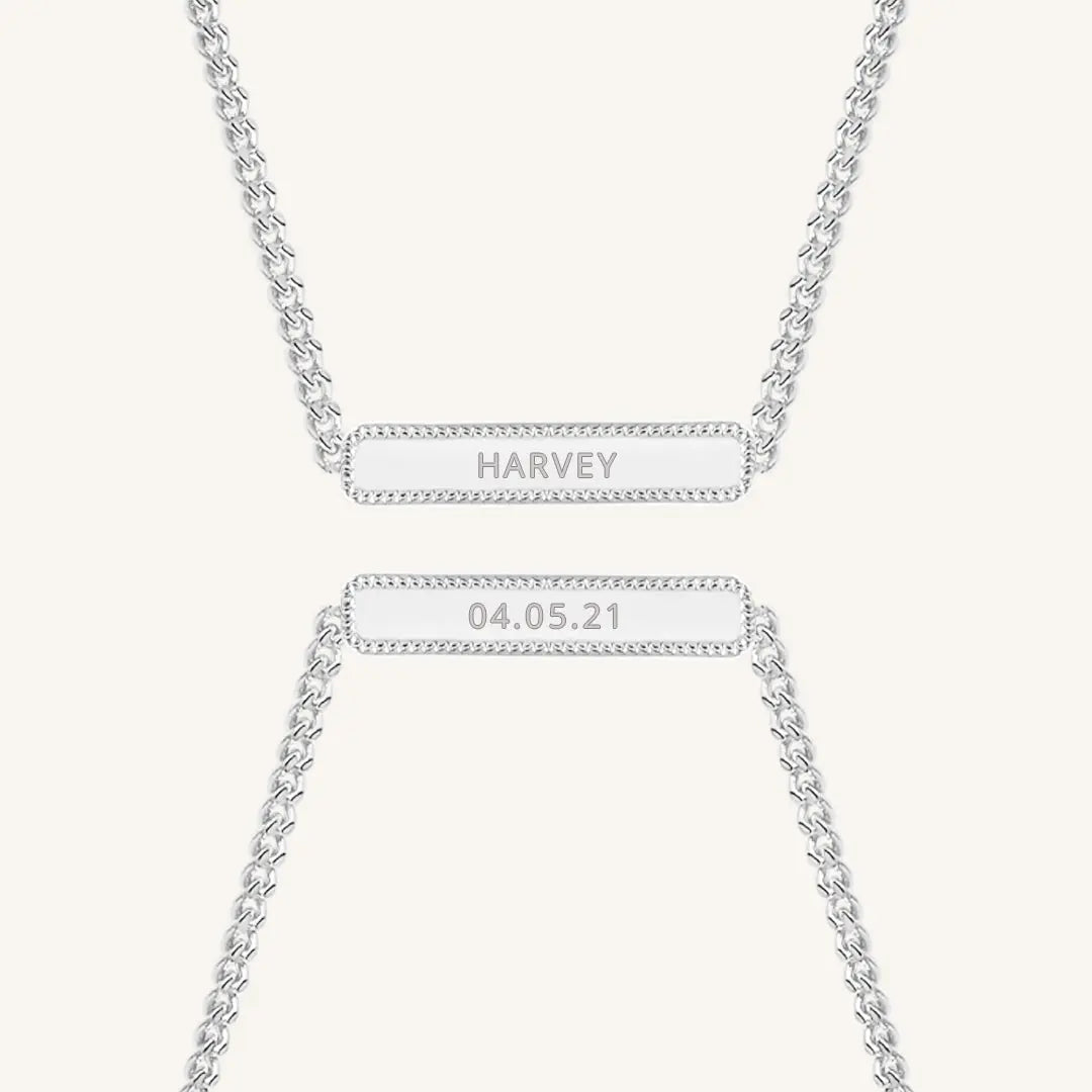Etch Name Necklace