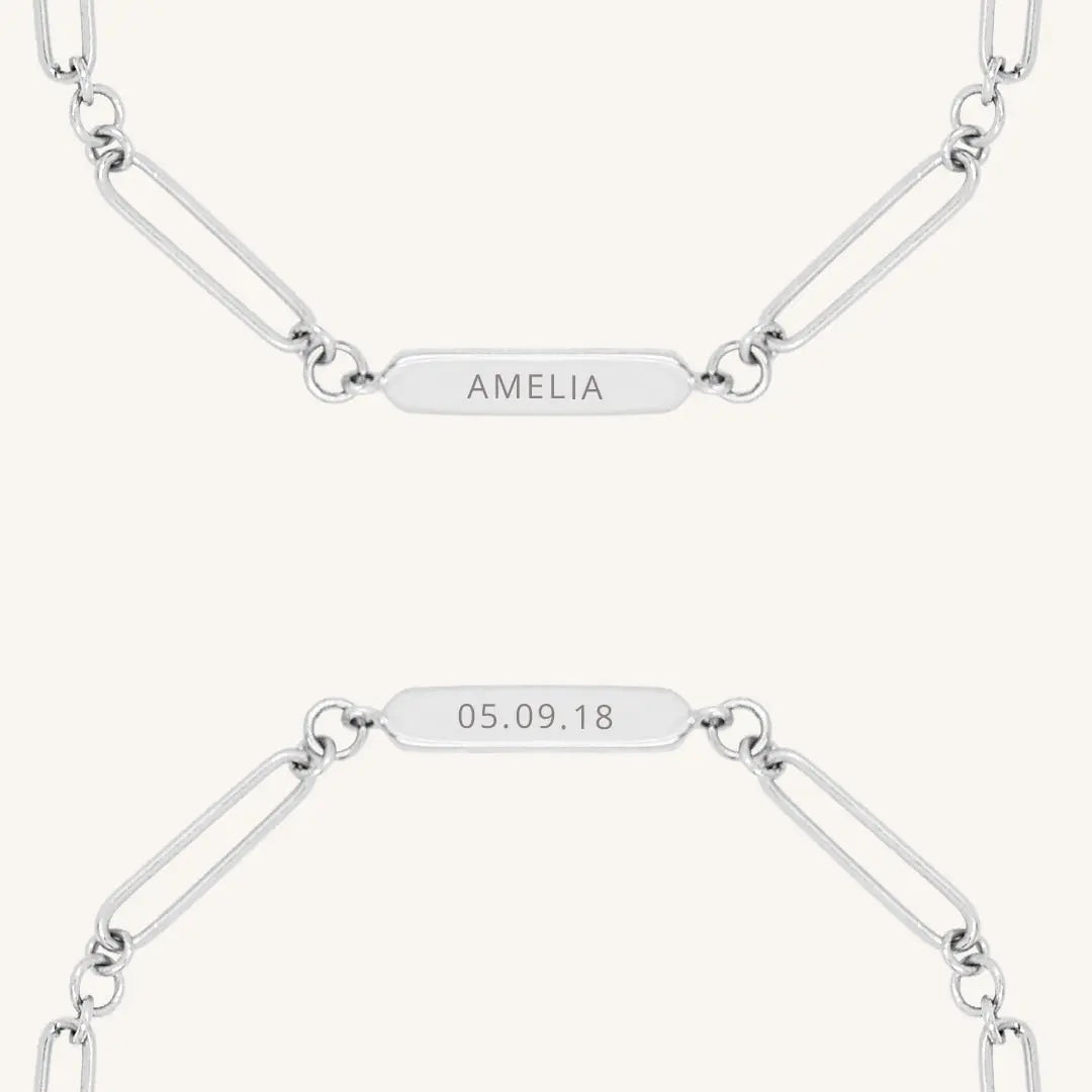 Etch Chain Bracelet