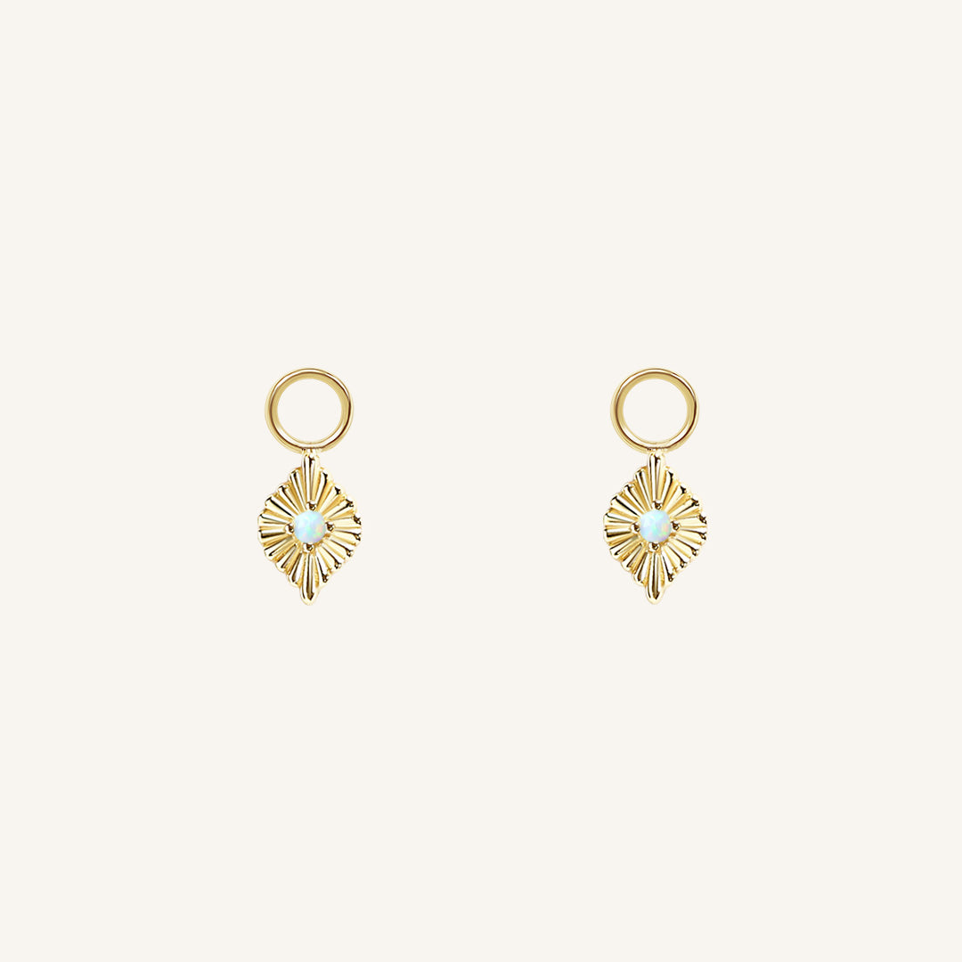 Pillar Hoop Charm (Set of 2)
