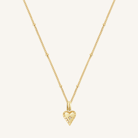 Eternal Heart Charm Necklace