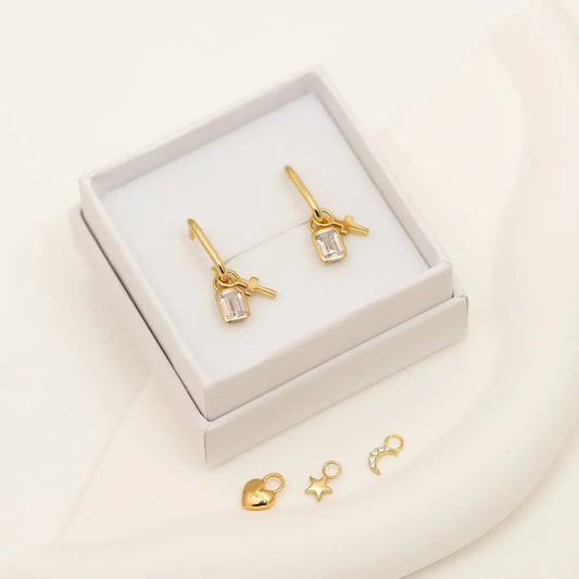 Radiant Hoop Charm (Set of 2)