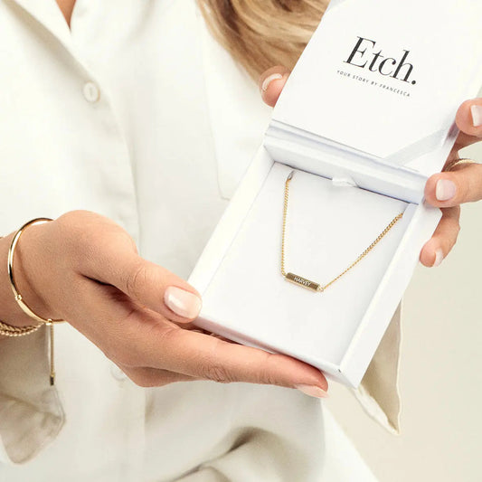 Etch Name Necklace