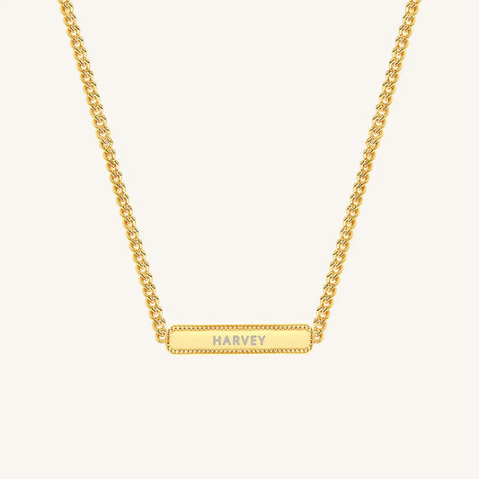 Etch Name Necklace