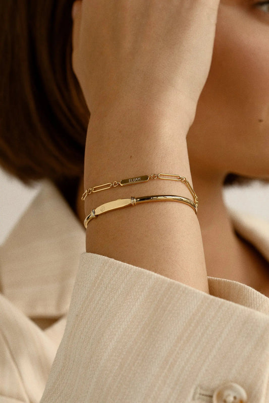 Etch Chain Bracelet